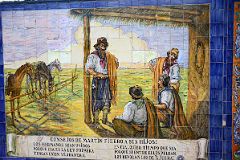 11-07 Tiled Image In Plaza Espana of the Gaucho Martin Fierro With Poem by Jose Hernandez In Mendoza.jpg